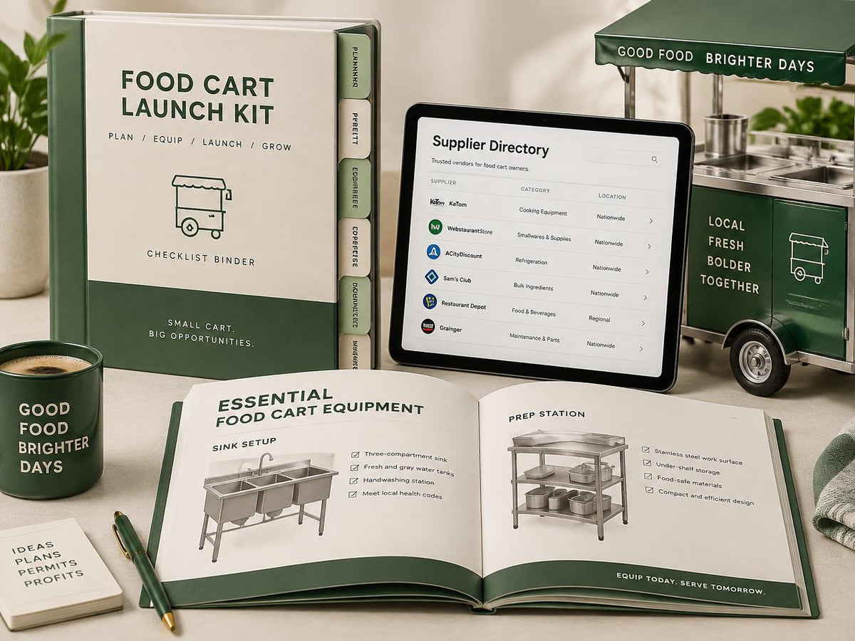 Food Cart Launch Checklist & Supplier Starter Pack